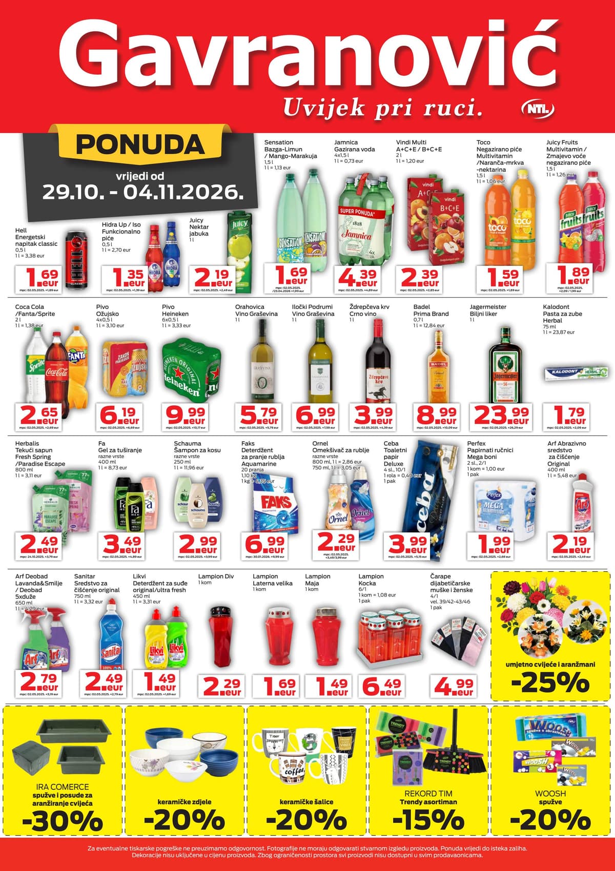 Stranica 4. Gavranović kataloga - Tjedna Akcija od 29.10.2026.