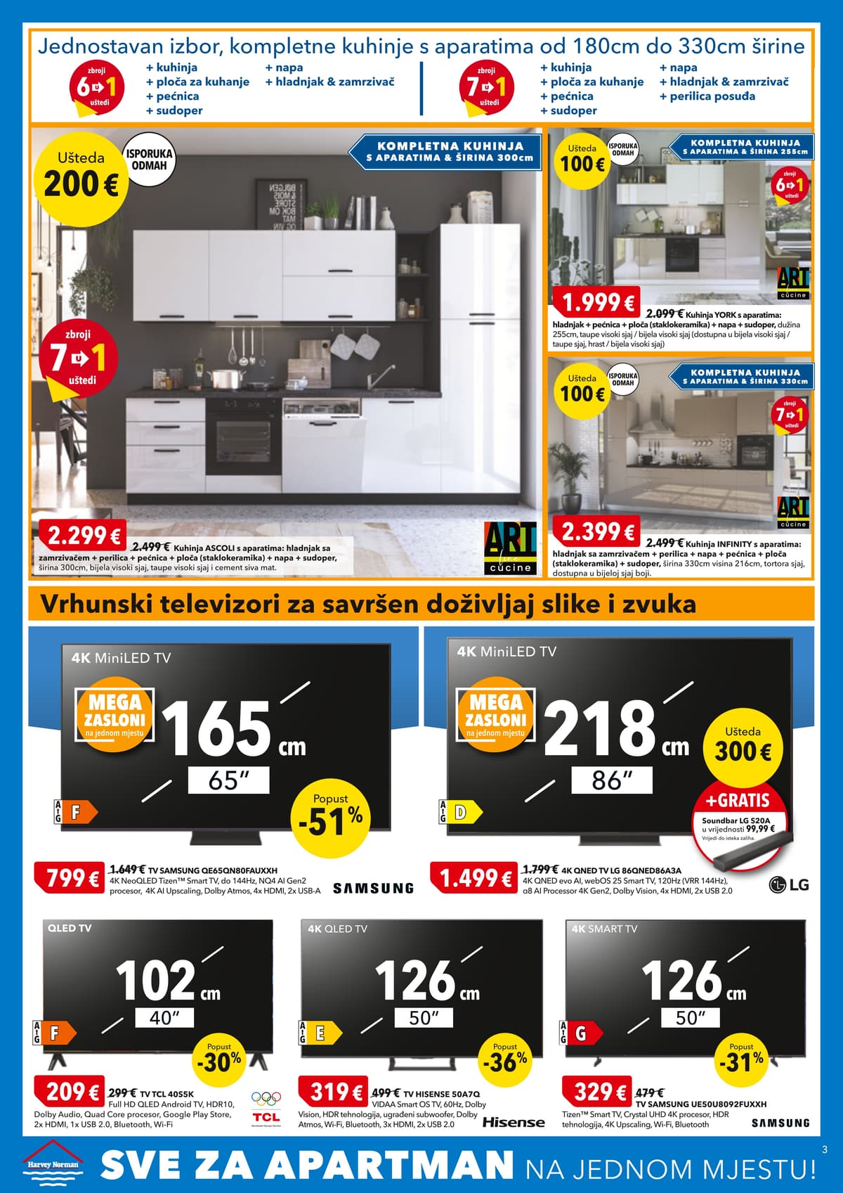 Stranica 3. Harvey Norman kataloga - Sve za apartman od 27.02.2026.