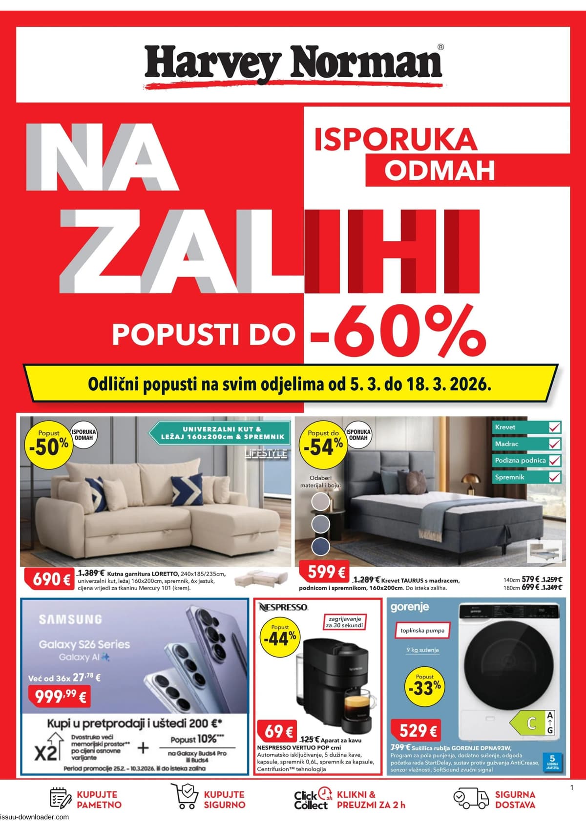 Stranica 1. Harvey Norman kataloga - Popusti do -60%