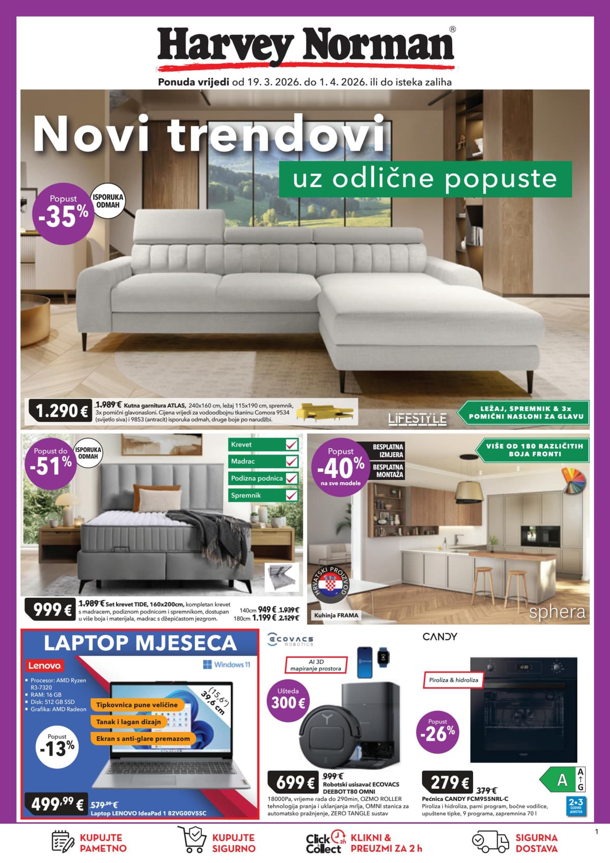 Stranica 1. Harvey Norman kataloga - Novi Trendovi