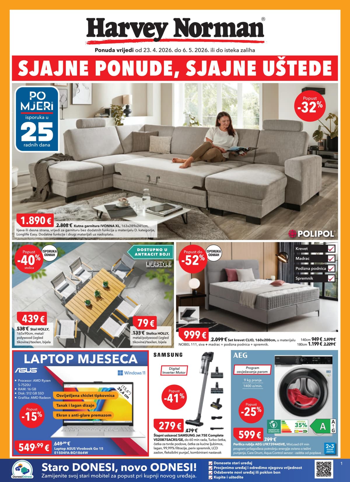 Stranica 1. Harvey Norman kataloga - Akcijska Ponuda