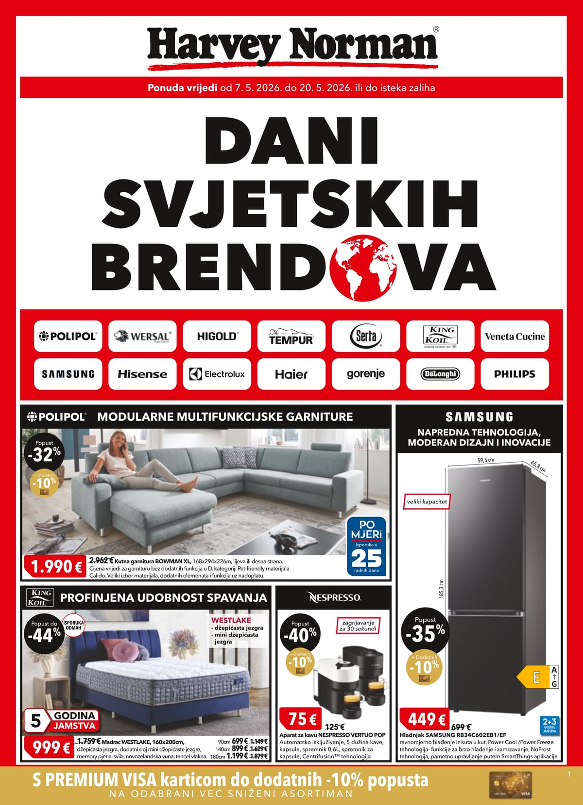 Stranica 1. Harvey Norman kataloga - Dani Svjetskih Brendova