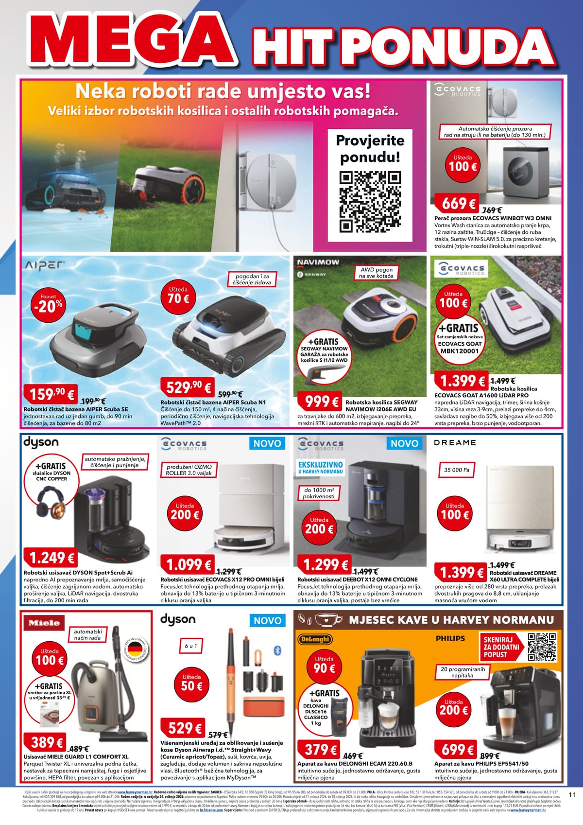 Stranica 11. Harvey Norman kataloga - Mega Hit Ponuda od 21.05.2026.