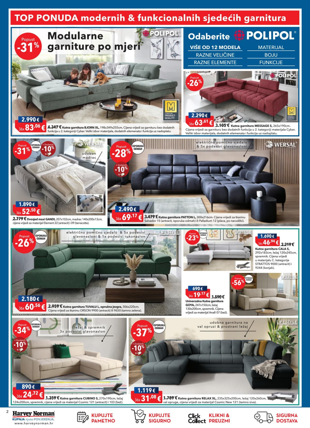 Stranica 2. Harvey Norman kataloga - Top ponude od 19.06.2026