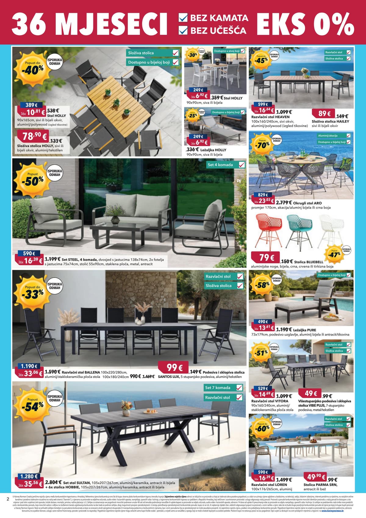 Stranica 2. Harvey Norman kataloga - Vrtni namještaj