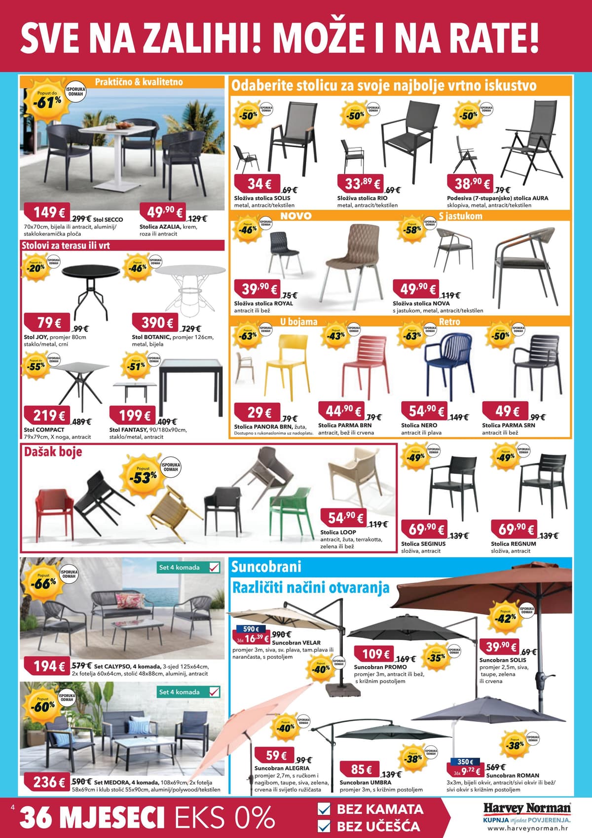Stranica 4. Harvey Norman kataloga - Vrtni namještaj