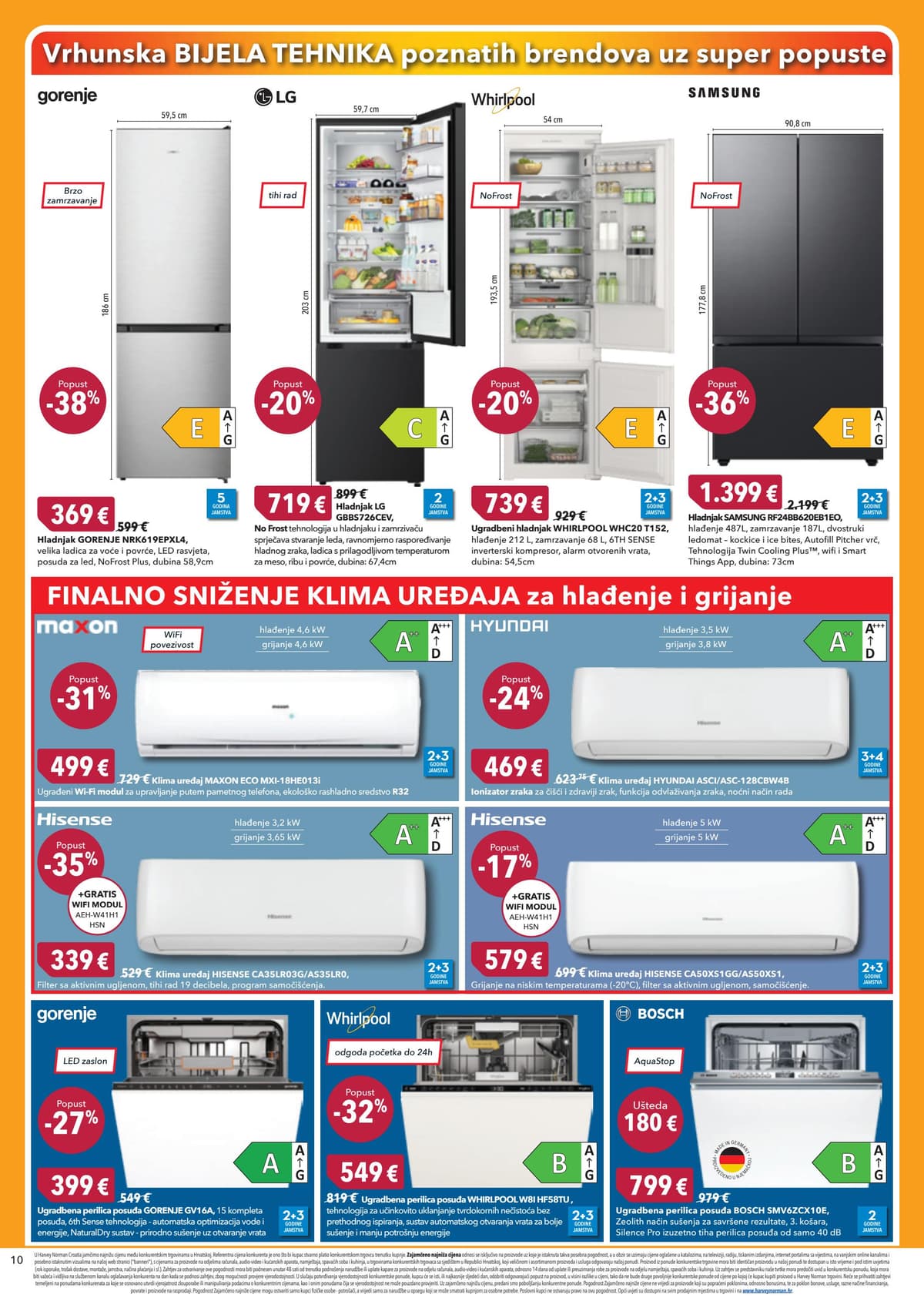 Stranica 10. Harvey Norman kataloga - Velike uštede ususret jeseni