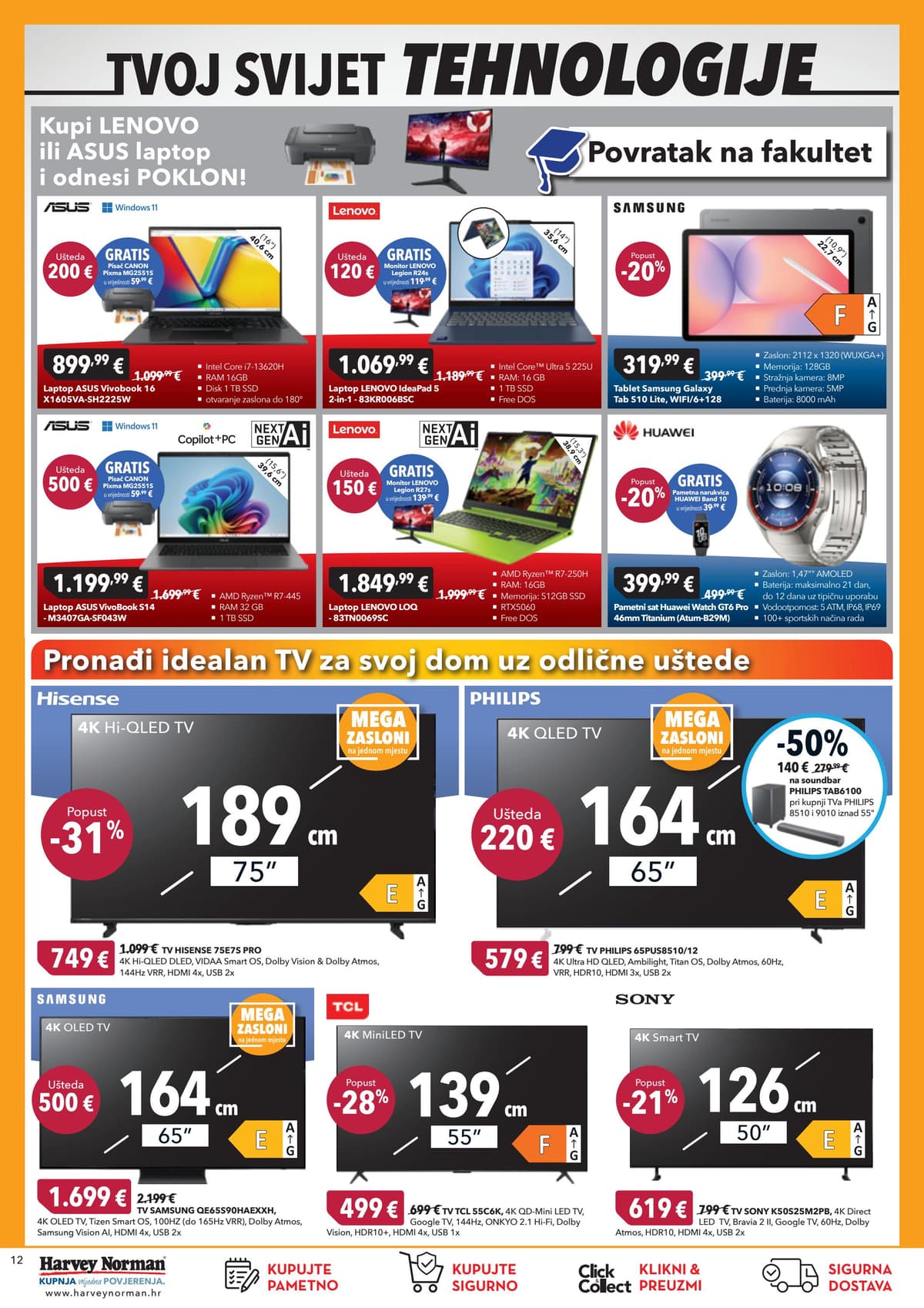 Stranica 12. Harvey Norman kataloga - Velike uštede ususret jeseni od 08.09.2026.