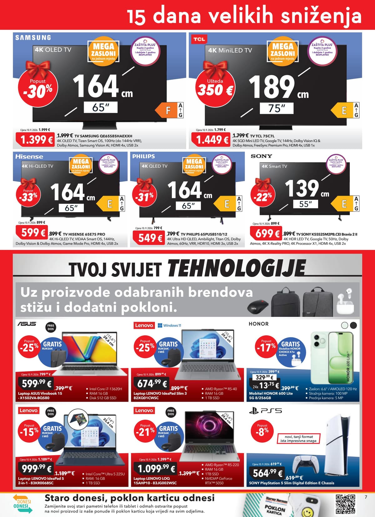 Stranica 7. Harvey Norman kataloga - 15 godina povjerenja od 07.10.2026.