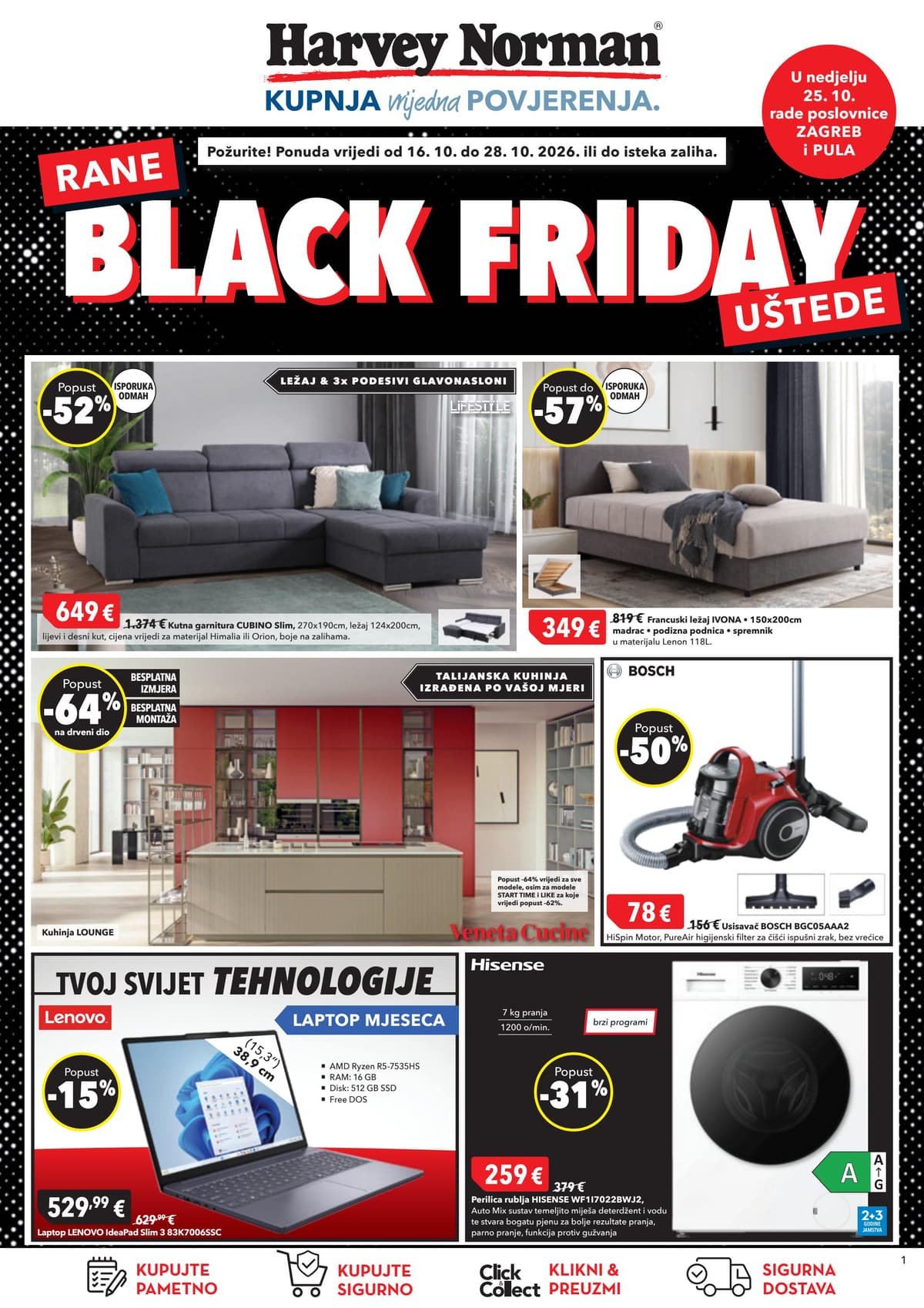 Stranica 1. Harvey Norman kataloga - Black Friday uštede