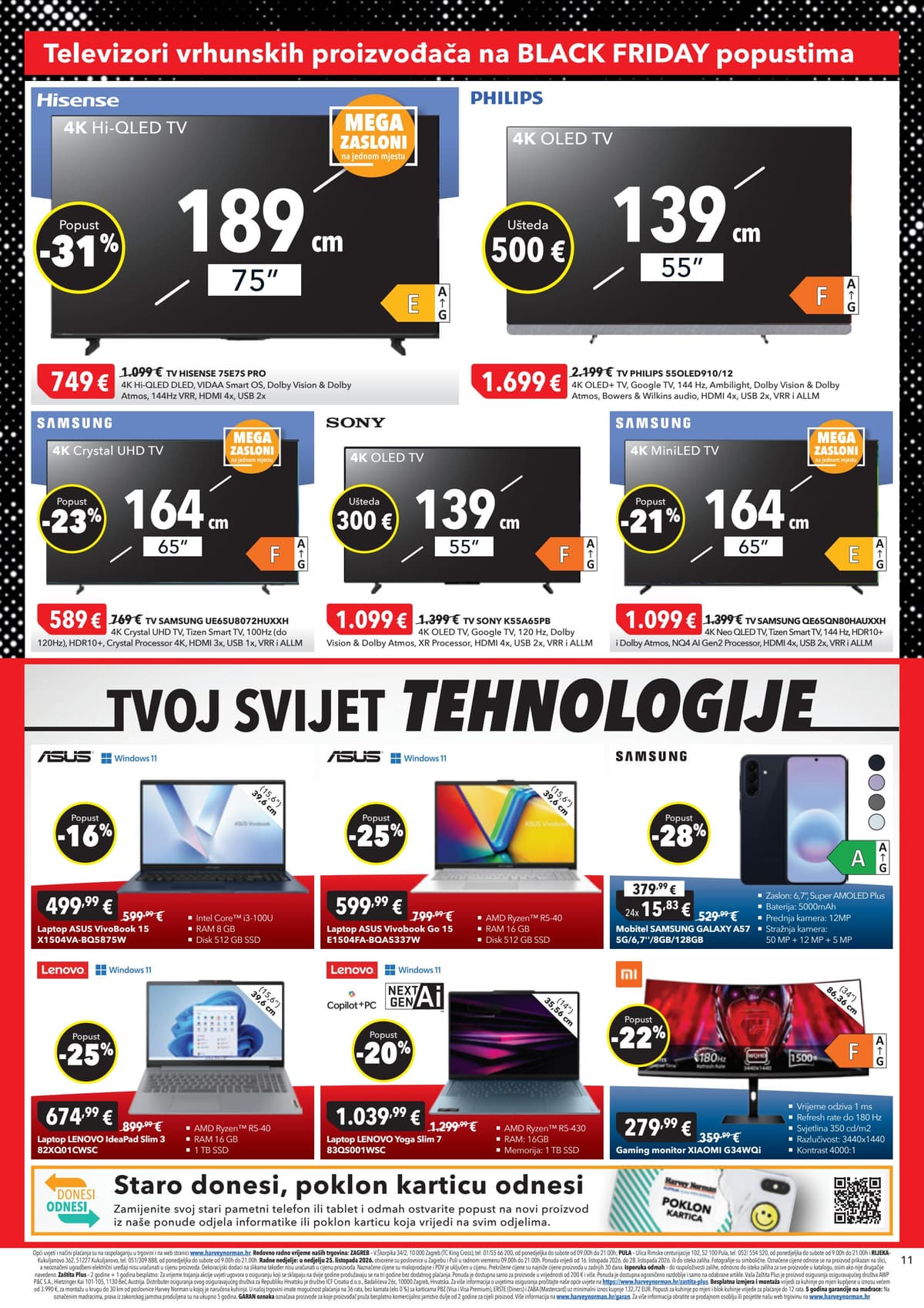 Stranica 11. Harvey Norman kataloga - Black Friday uštede od 16.10.2026.