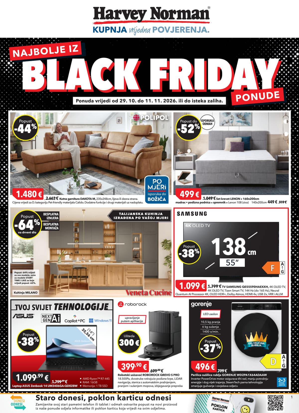 Harvey Norman katalog od 29.10.2026. - Black Friday popusti
