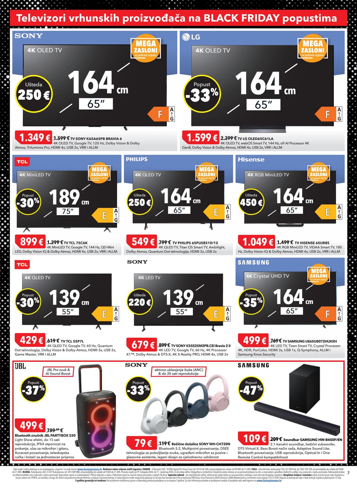 Stranica 7. Harvey Norman kataloga - Black Friday popusti od 28.10.2026.