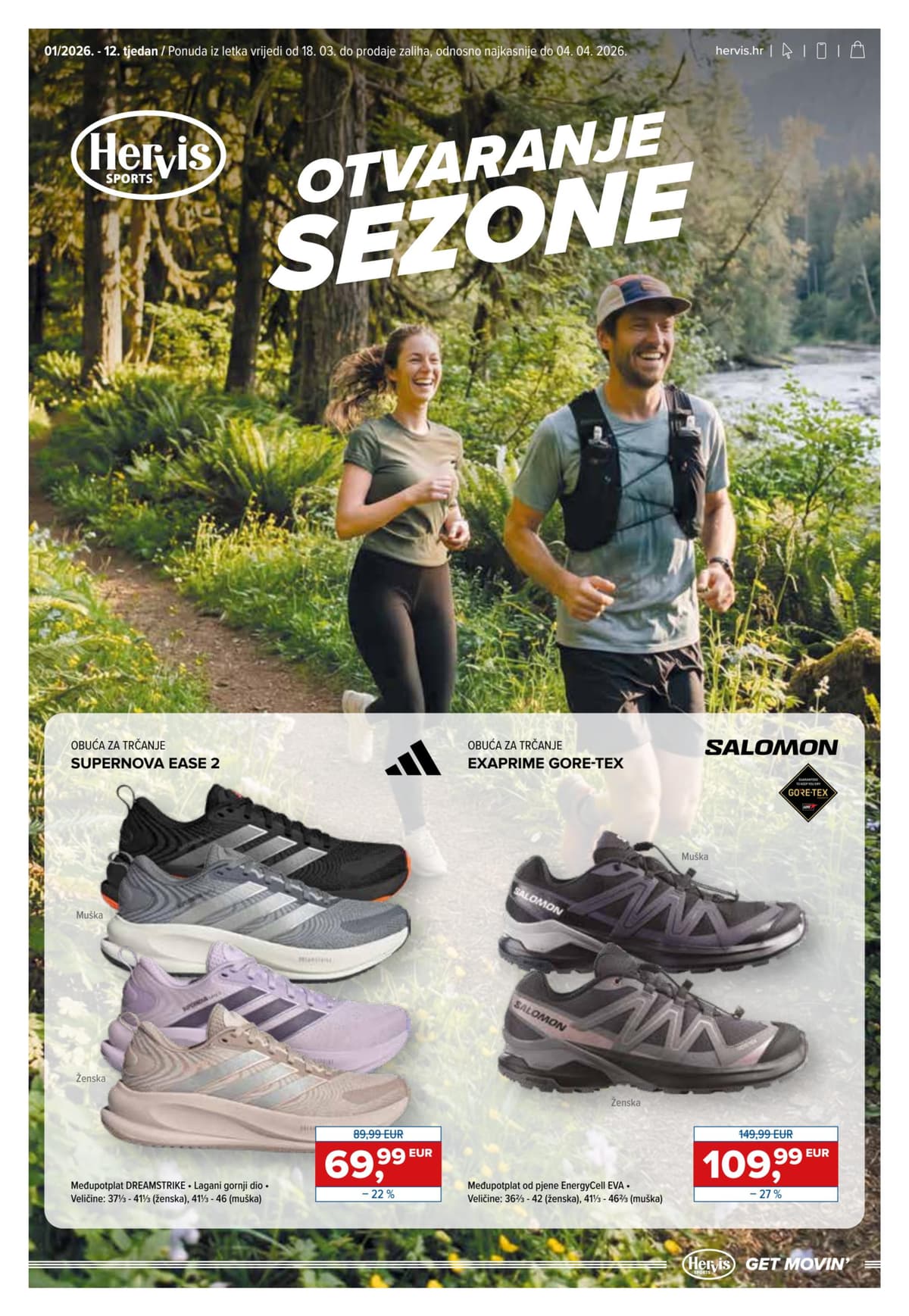 Stranica 1. Hervis kataloga - Otvaranje Sezone