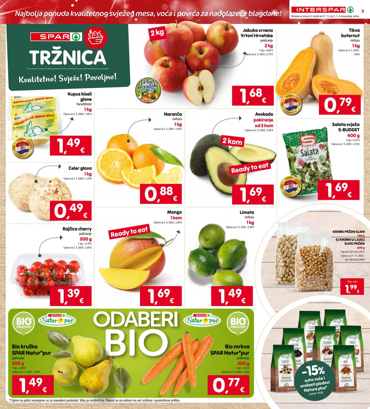 Stranica 3. Interspar kataloga - Akcijska ponuda od 27.02.2026.