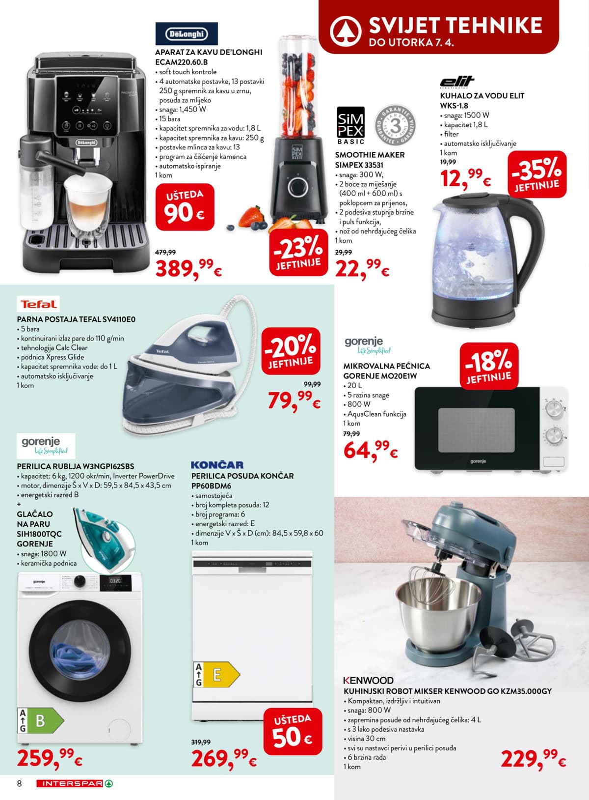 Stranica 8. Interspar kataloga - Dom Po Tvojoj Mjeri od 28.02.2026.