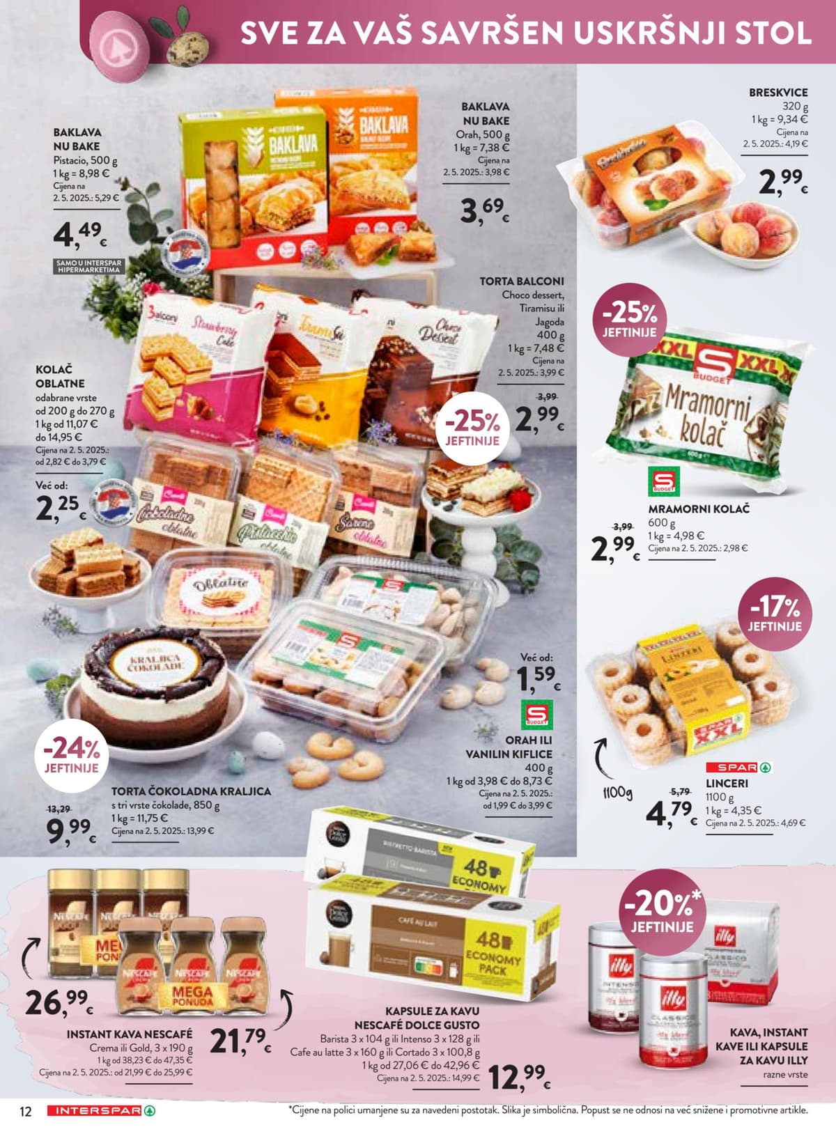 Stranica 12. Interspar kataloga - Uskrsne Delicije od 15.03.2026.