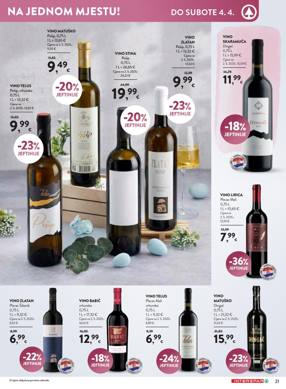Stranica 21. Interspar kataloga - Uskrsne Delicije od 15.03.2026.