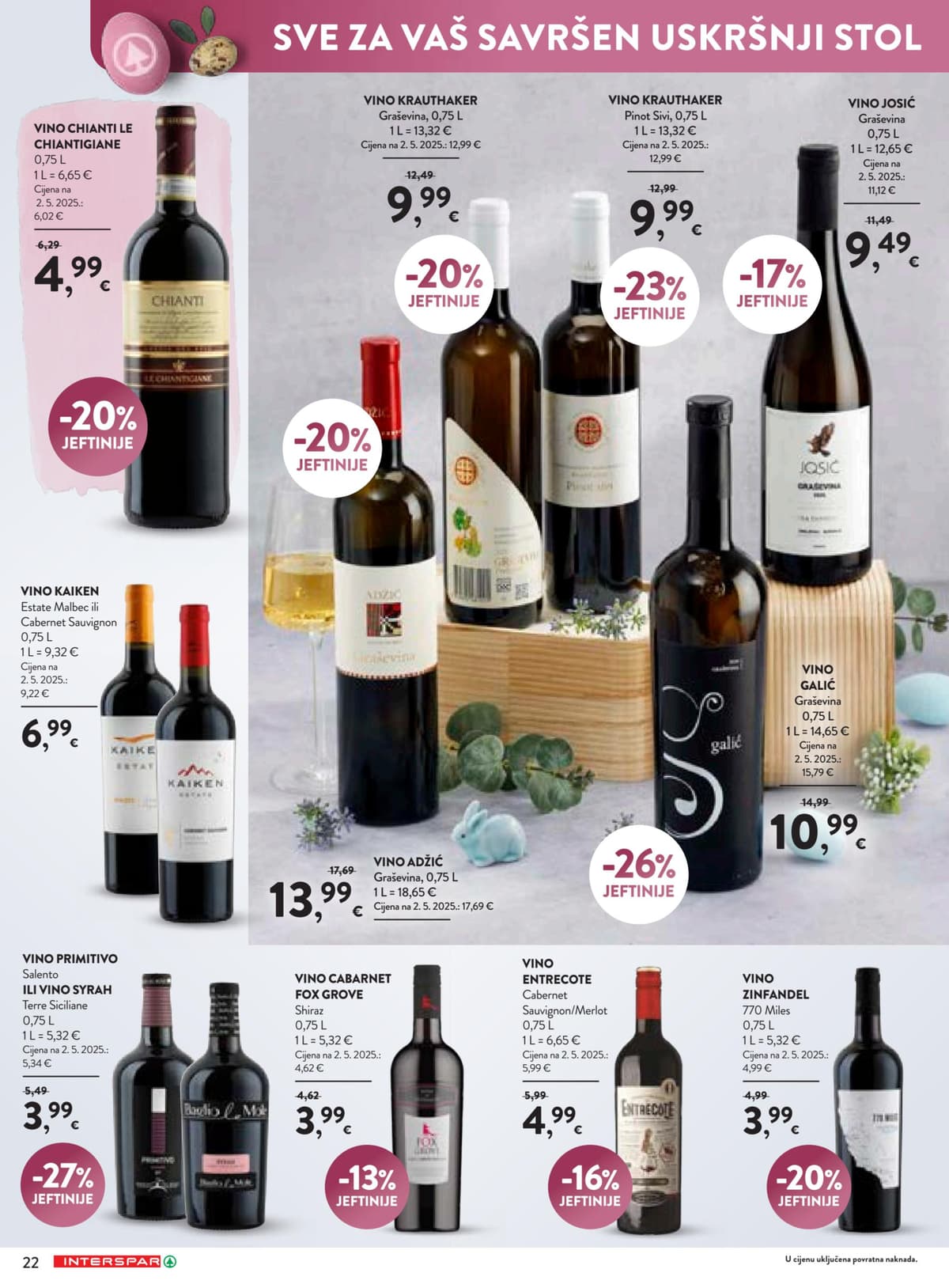 Stranica 22. Interspar kataloga - Uskrsne Delicije od 15.03.2026.