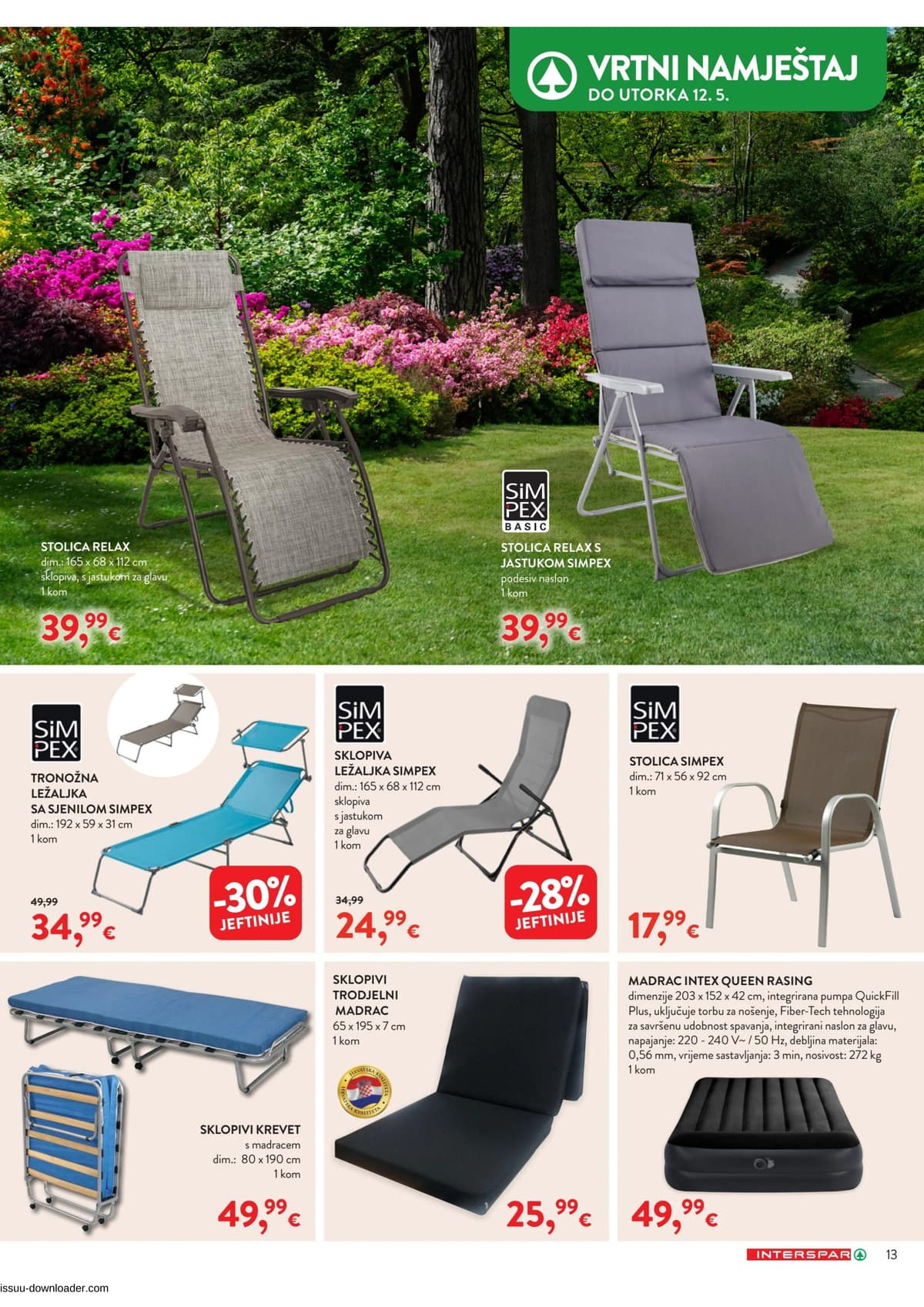 Stranica 13. Interspar kataloga - Uredi svoj dom po svom od 12.04.2026.