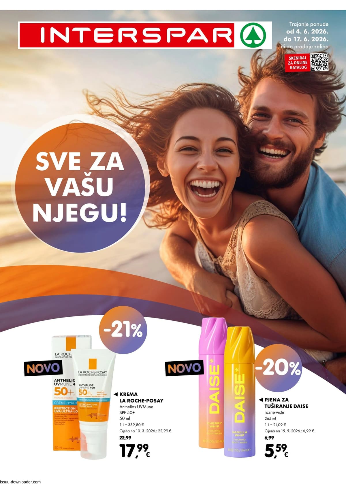 Stranica 1. Interspar kataloga - Sve Za Vašu Njegu od 30.05.2026.