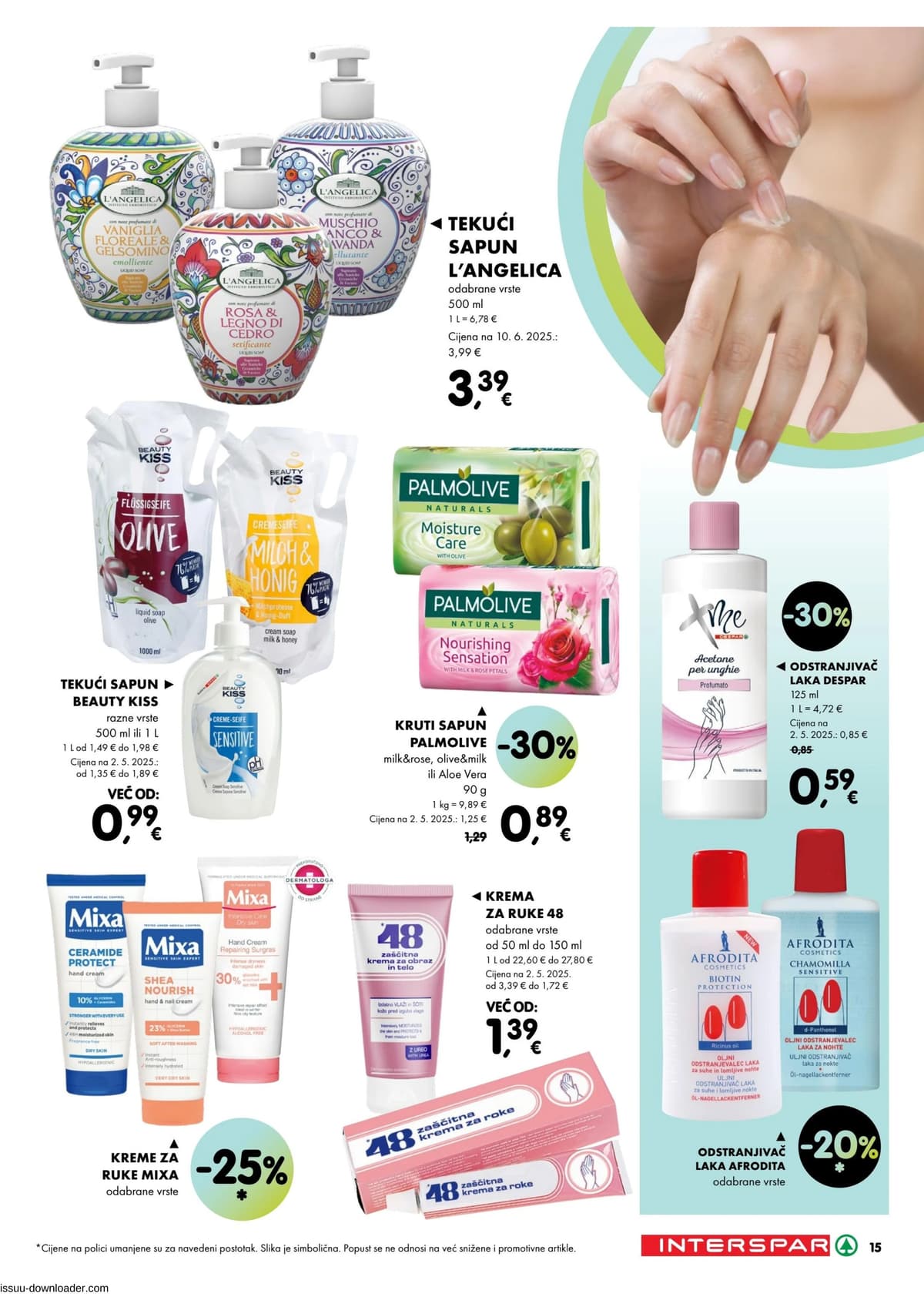 Stranica 15. Interspar kataloga - Sve Za Vašu Njegu od 30.05.2026.