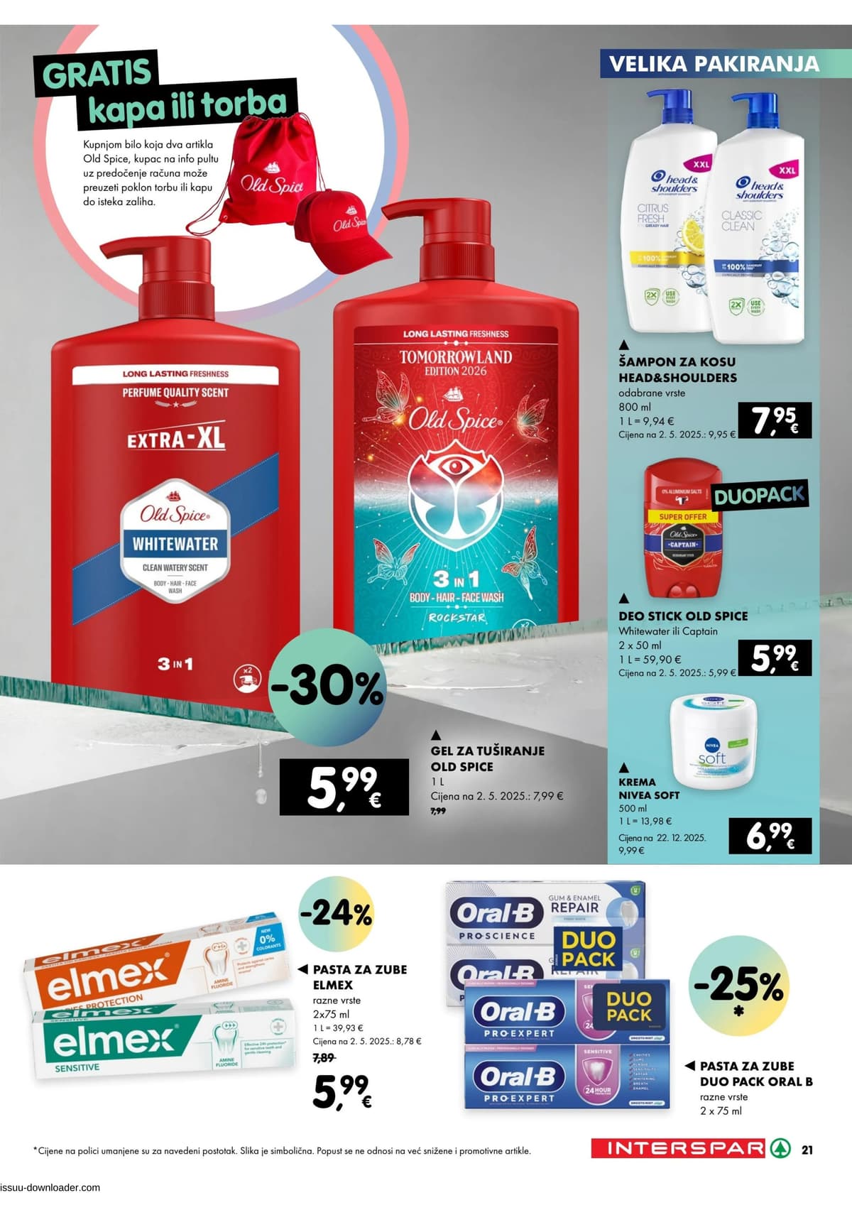 Stranica 21. Interspar kataloga - Sve Za Vašu Njegu