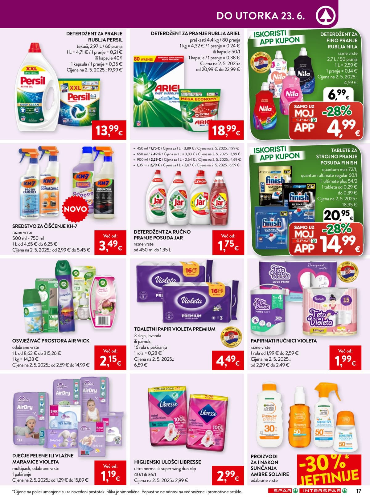 Stranica 29. Spar kataloga - Tjedna Akcija od 14.06.2026