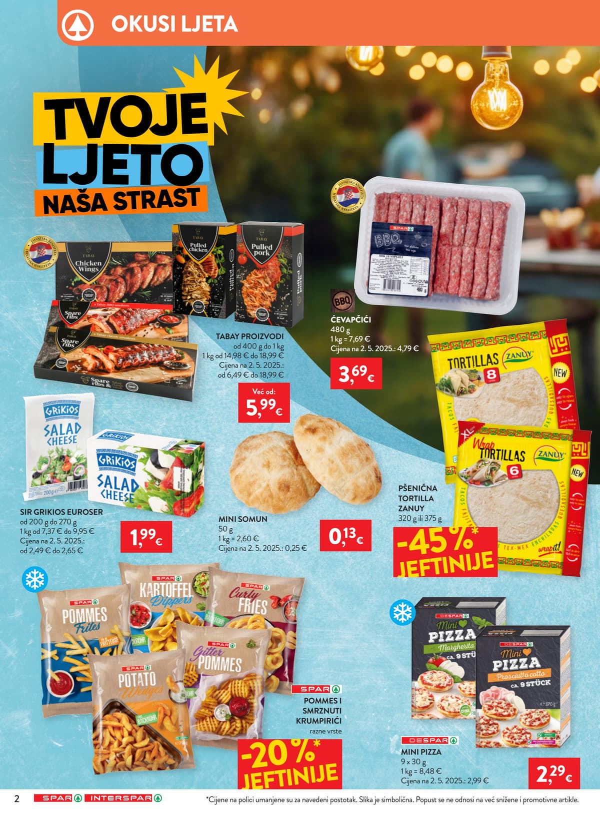 Stranica 2. Spar kataloga - Tjedna Akcija od 12.08.2026.