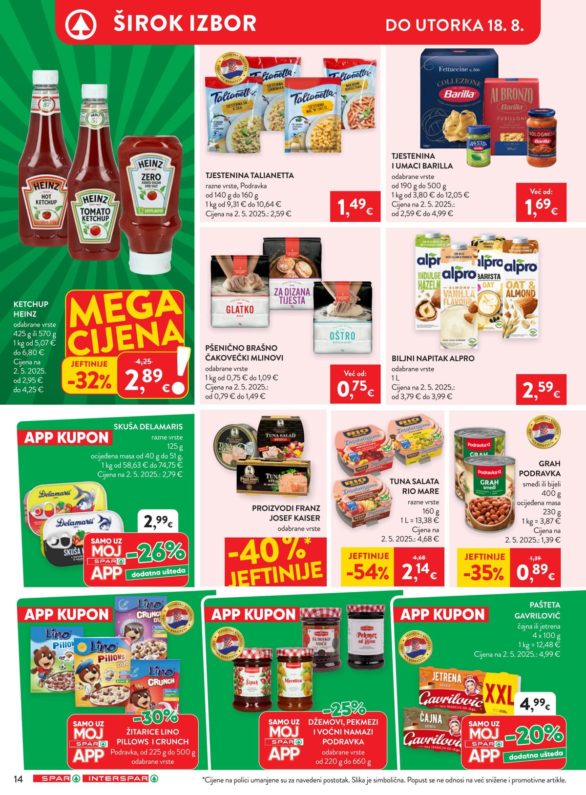 Stranica 15. Spar kataloga - Tjedna Akcija od 12.08.2026.