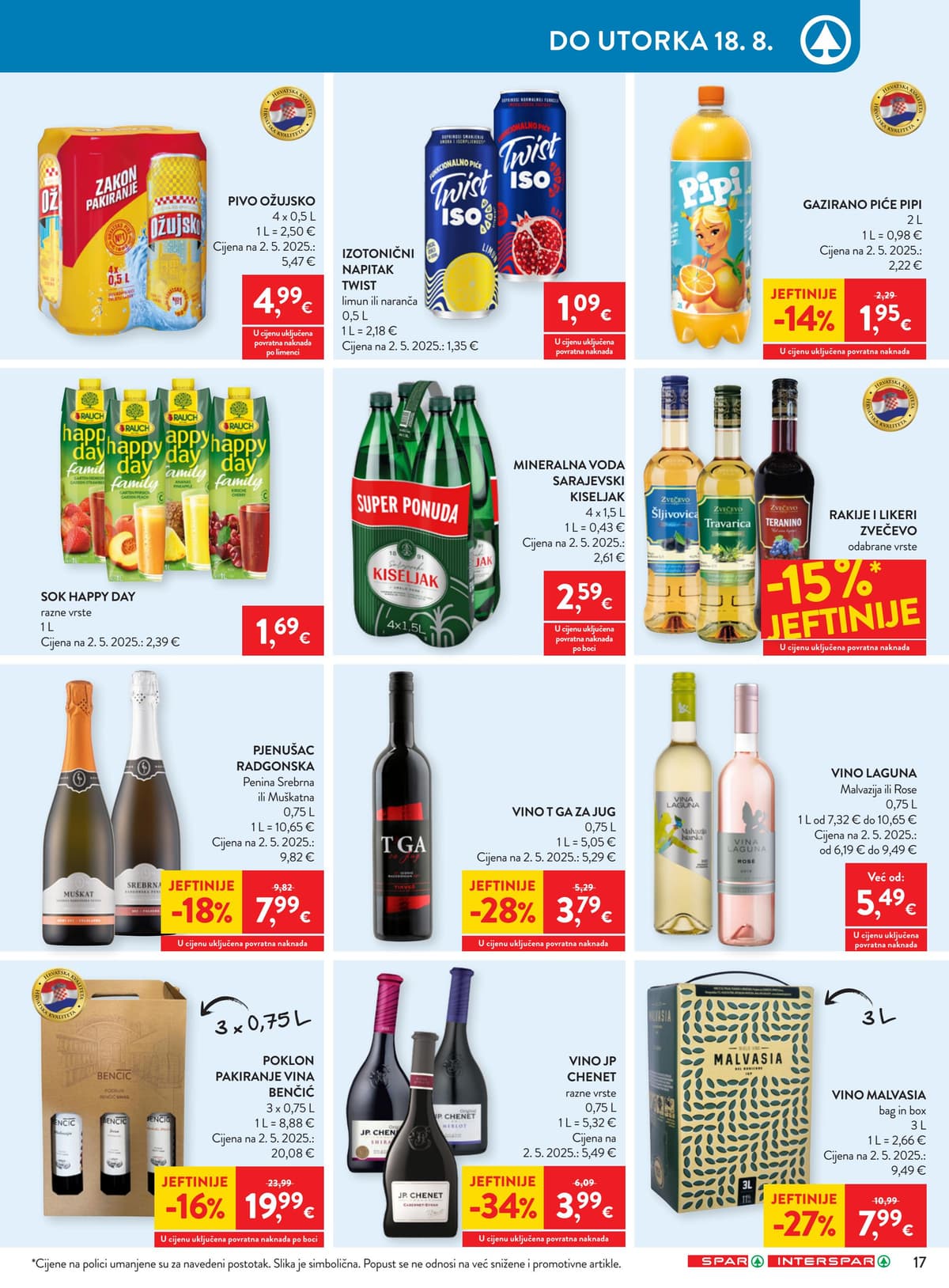Stranica 27. Spar kataloga - Tjedna Akcija od 12.08.2026.