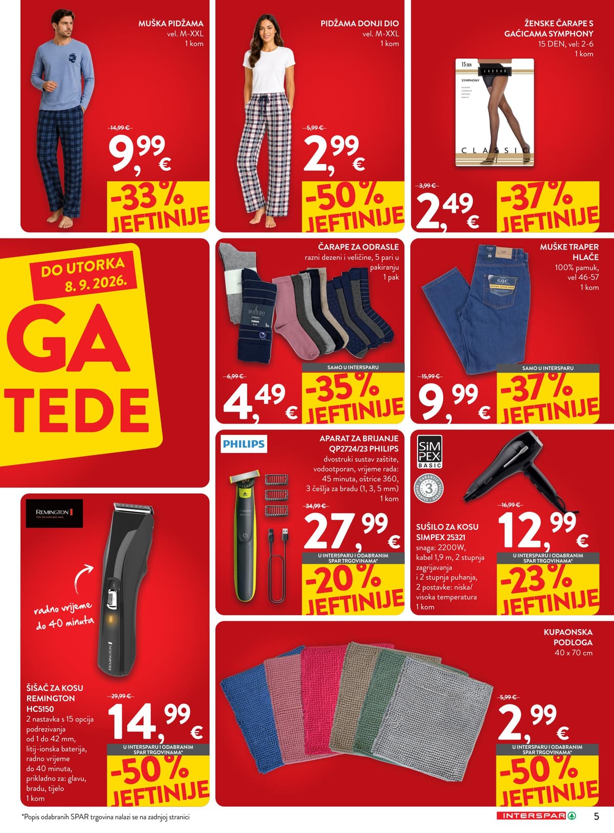 Stranica 5. Interspar kataloga - Mega Uštede