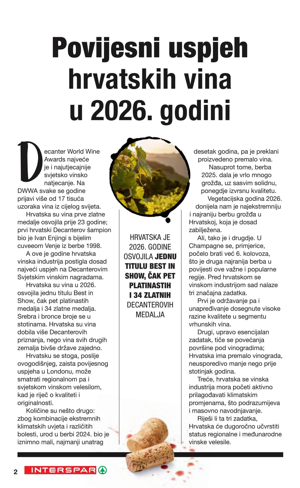 Stranica 2. Interspar kataloga - Vino i delicije od 17.09.2026.