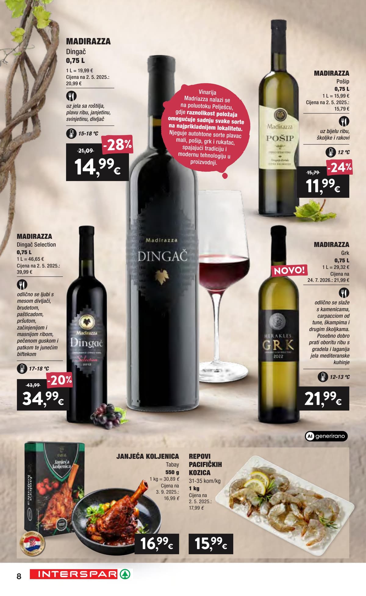 Stranica 8. Interspar kataloga - Vino i delicije od 17.09.2026.