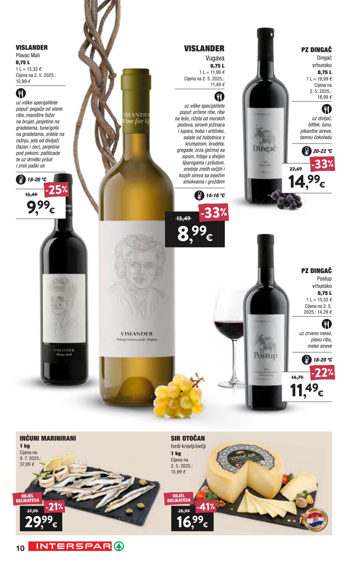 Stranica 10. Interspar kataloga - Vino i delicije