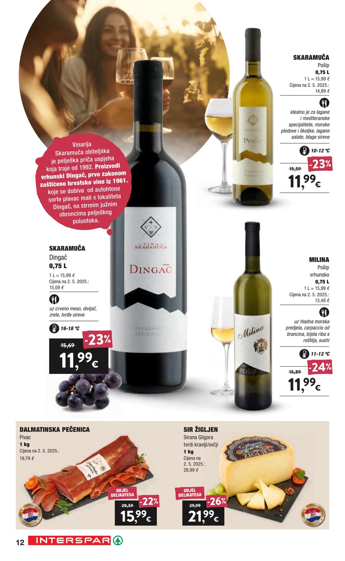 Stranica 12. Interspar kataloga - Vino i delicije od 17.09.2026.
