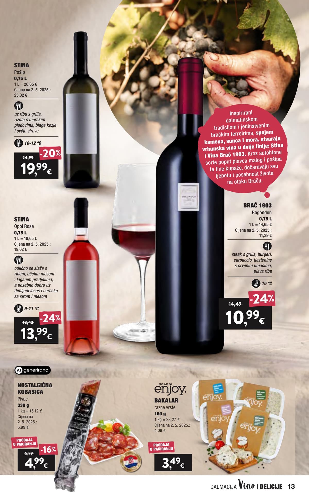 Stranica 13. Interspar kataloga - Vino i delicije od 17.09.2026.