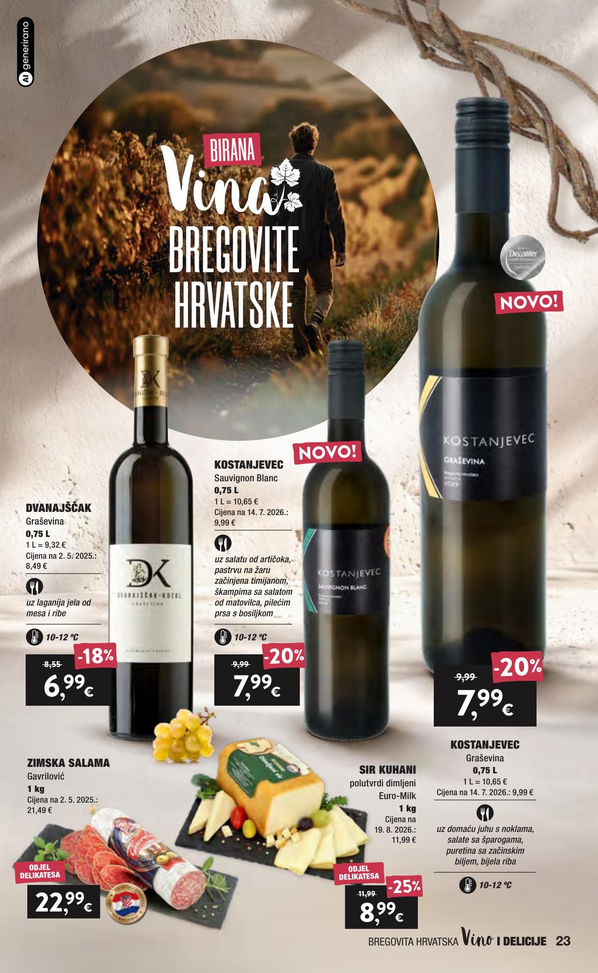 Stranica 23. Interspar kataloga - Vino i delicije