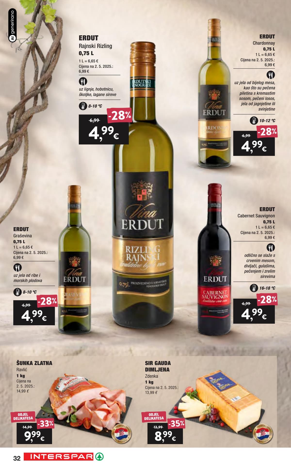 Stranica 32. Interspar kataloga - Vino i delicije od 17.09.2026.