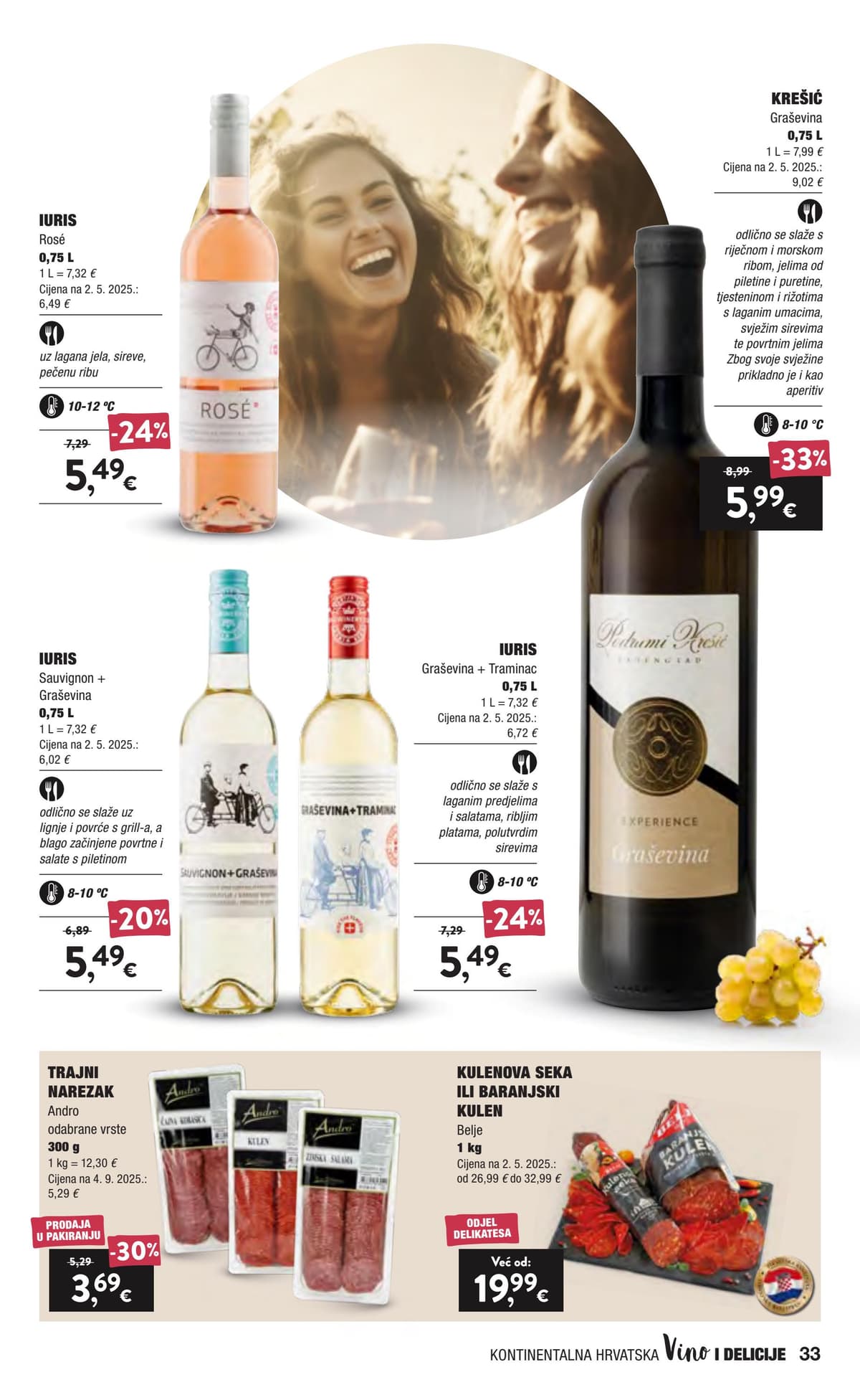 Stranica 33. Interspar kataloga - Vino i delicije