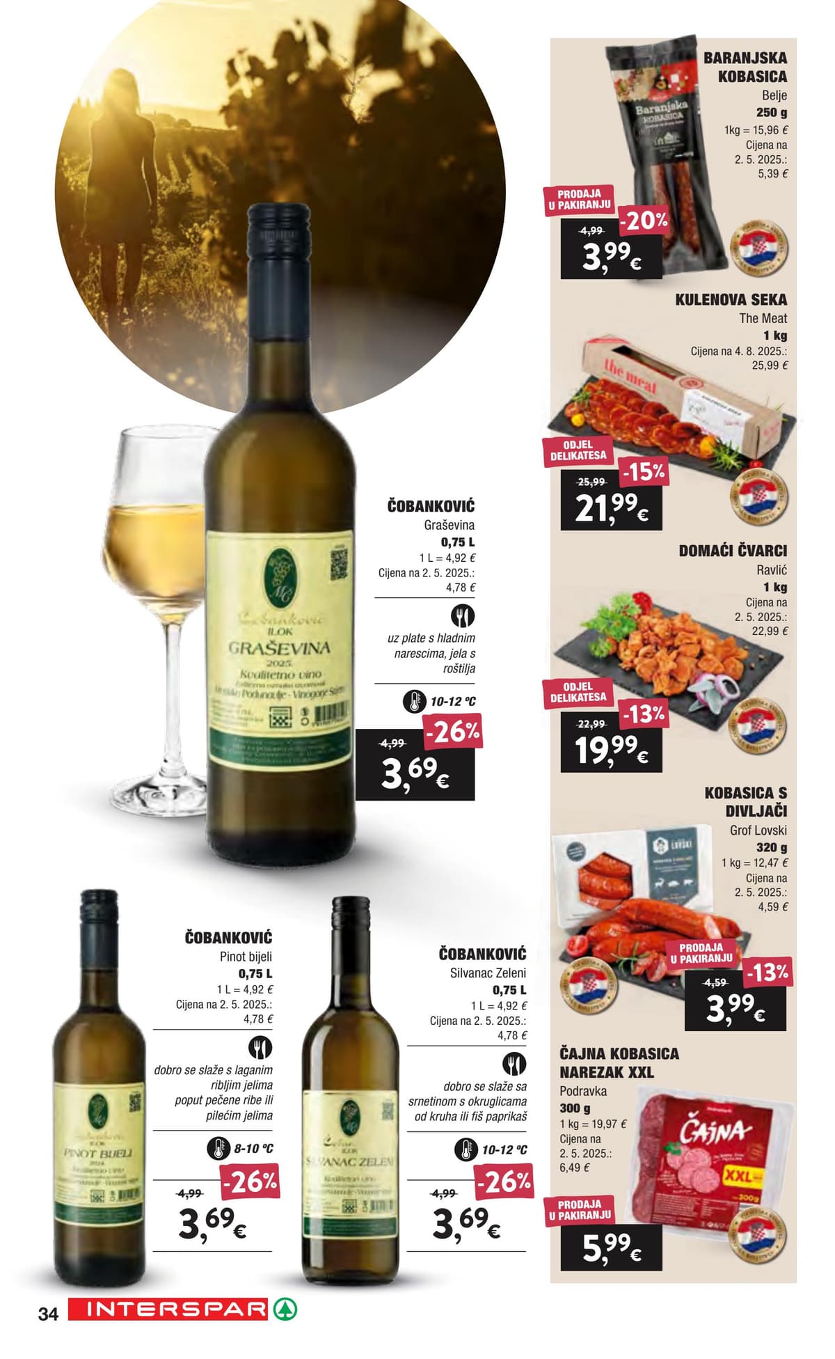 Stranica 34. Interspar kataloga - Vino i delicije