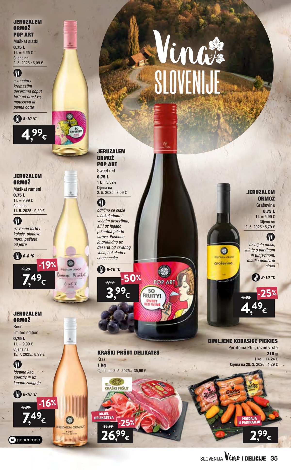 Stranica 35. Interspar kataloga - Vino i delicije