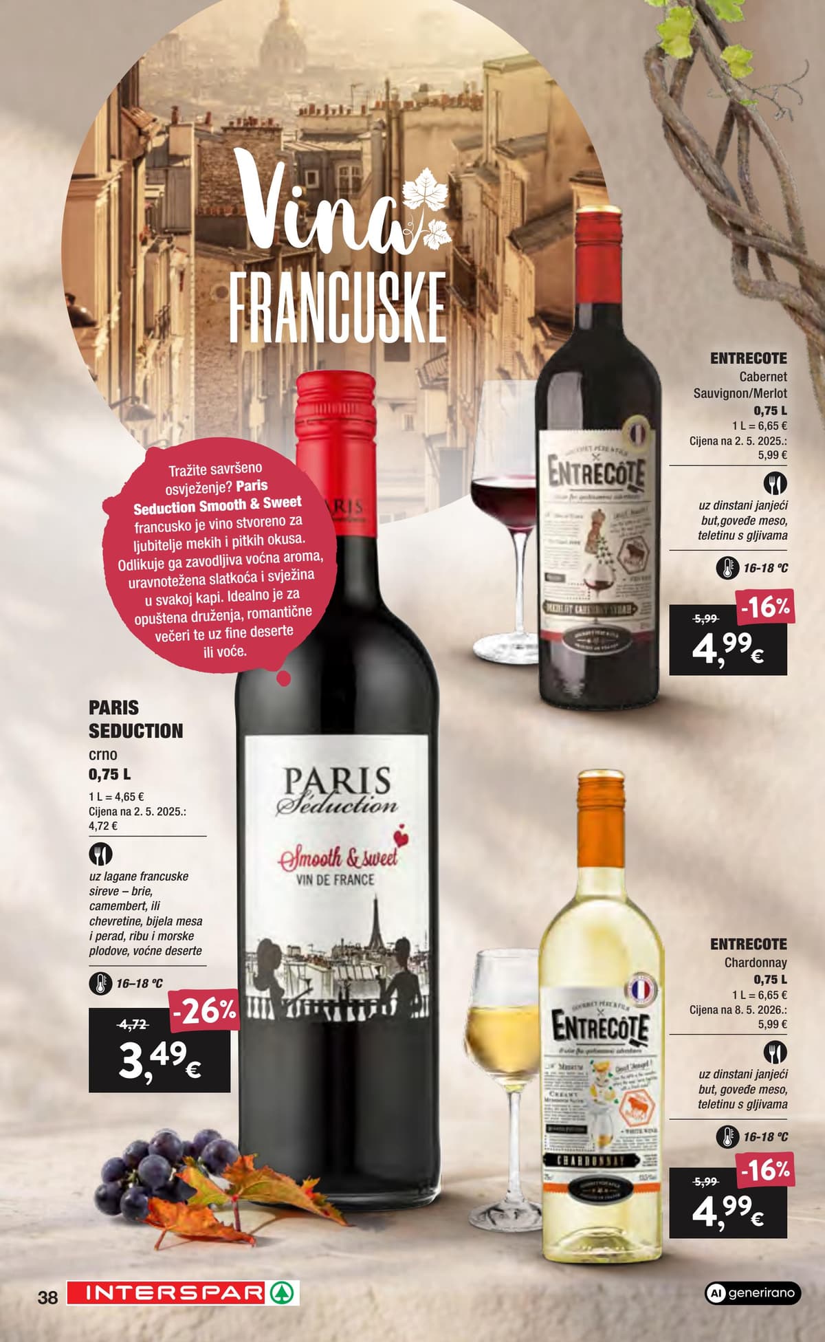 Stranica 38. Interspar kataloga - Vino i delicije od 17.09.2026.