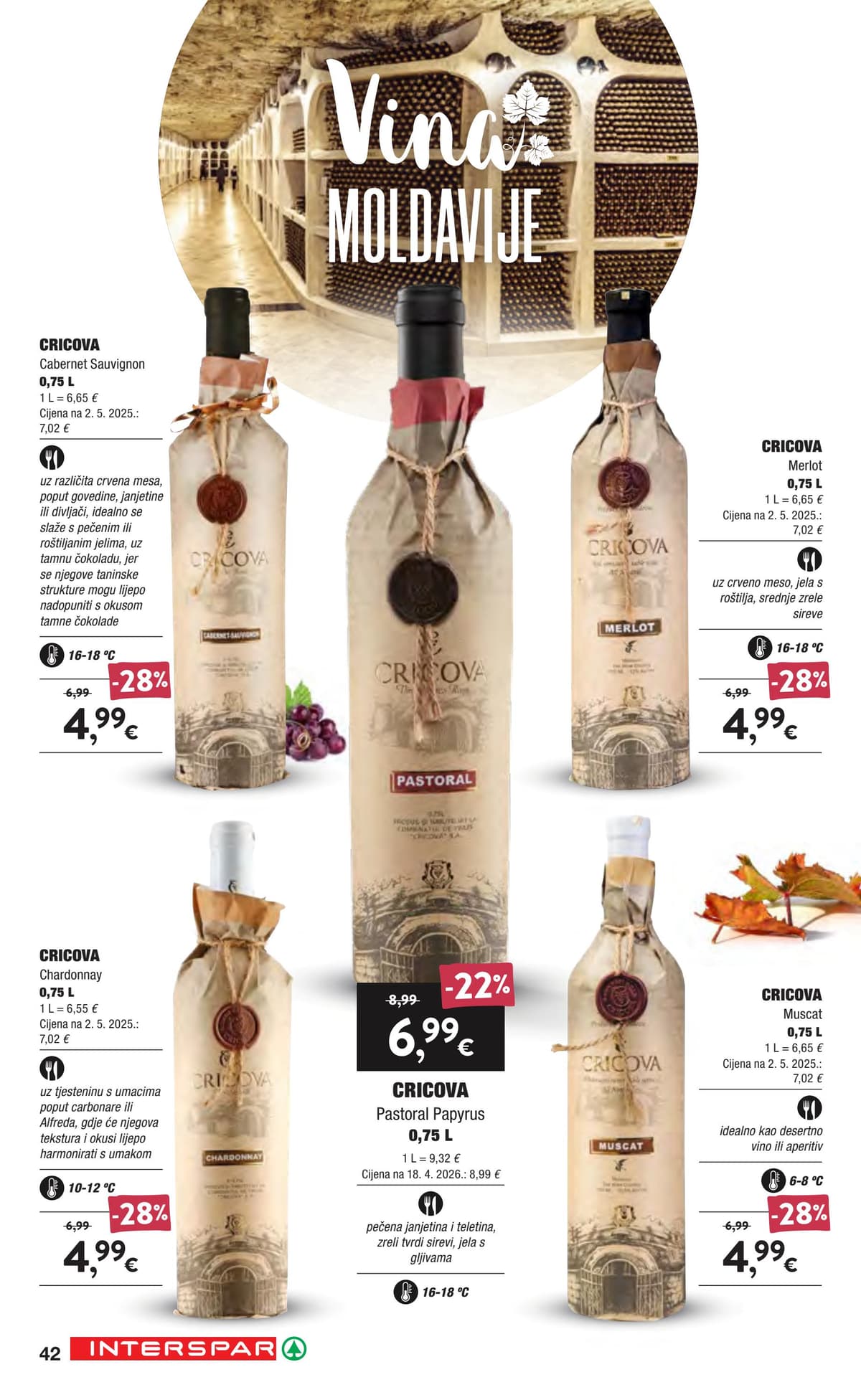 Stranica 42. Interspar kataloga - Vino i delicije od 17.09.2026.