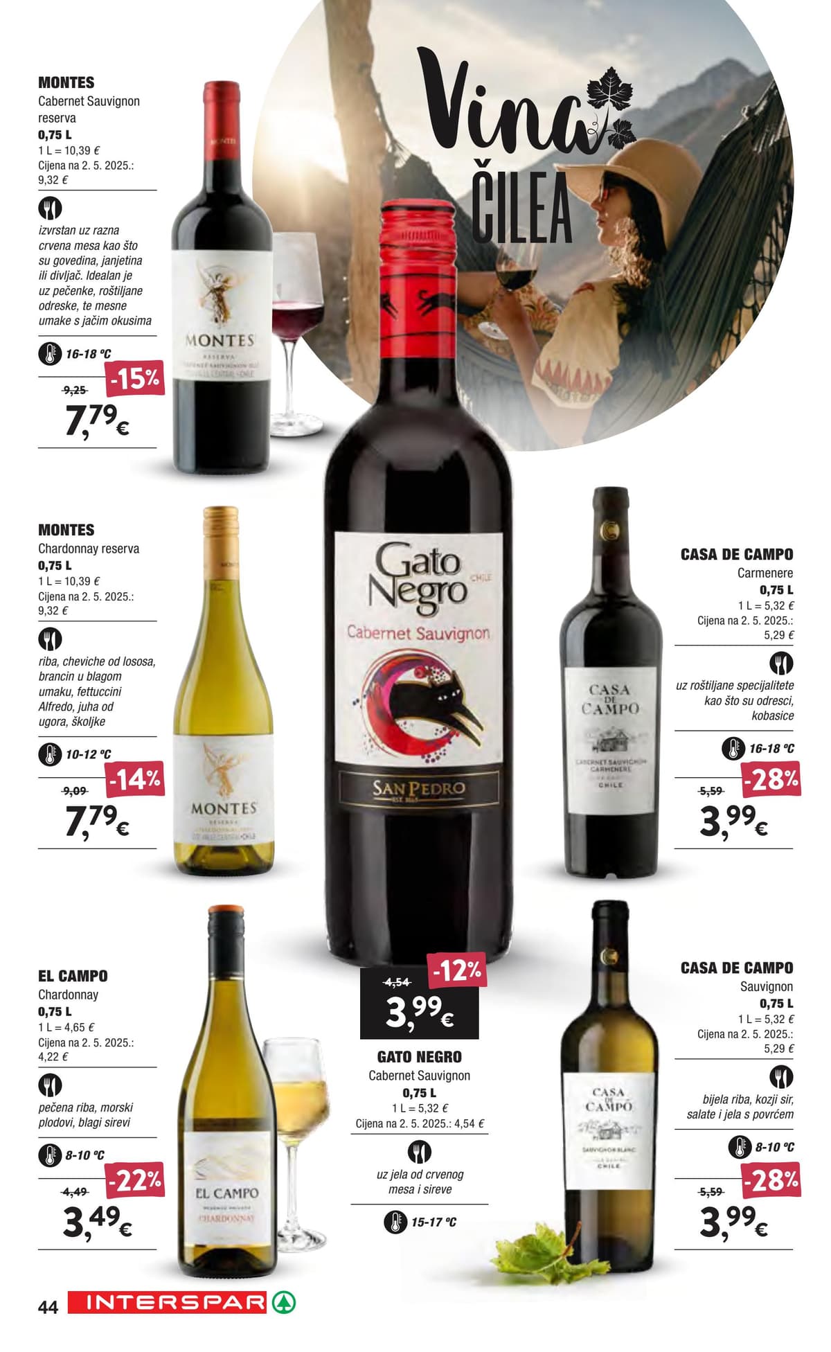Stranica 44. Interspar kataloga - Vino i delicije od 17.09.2026.