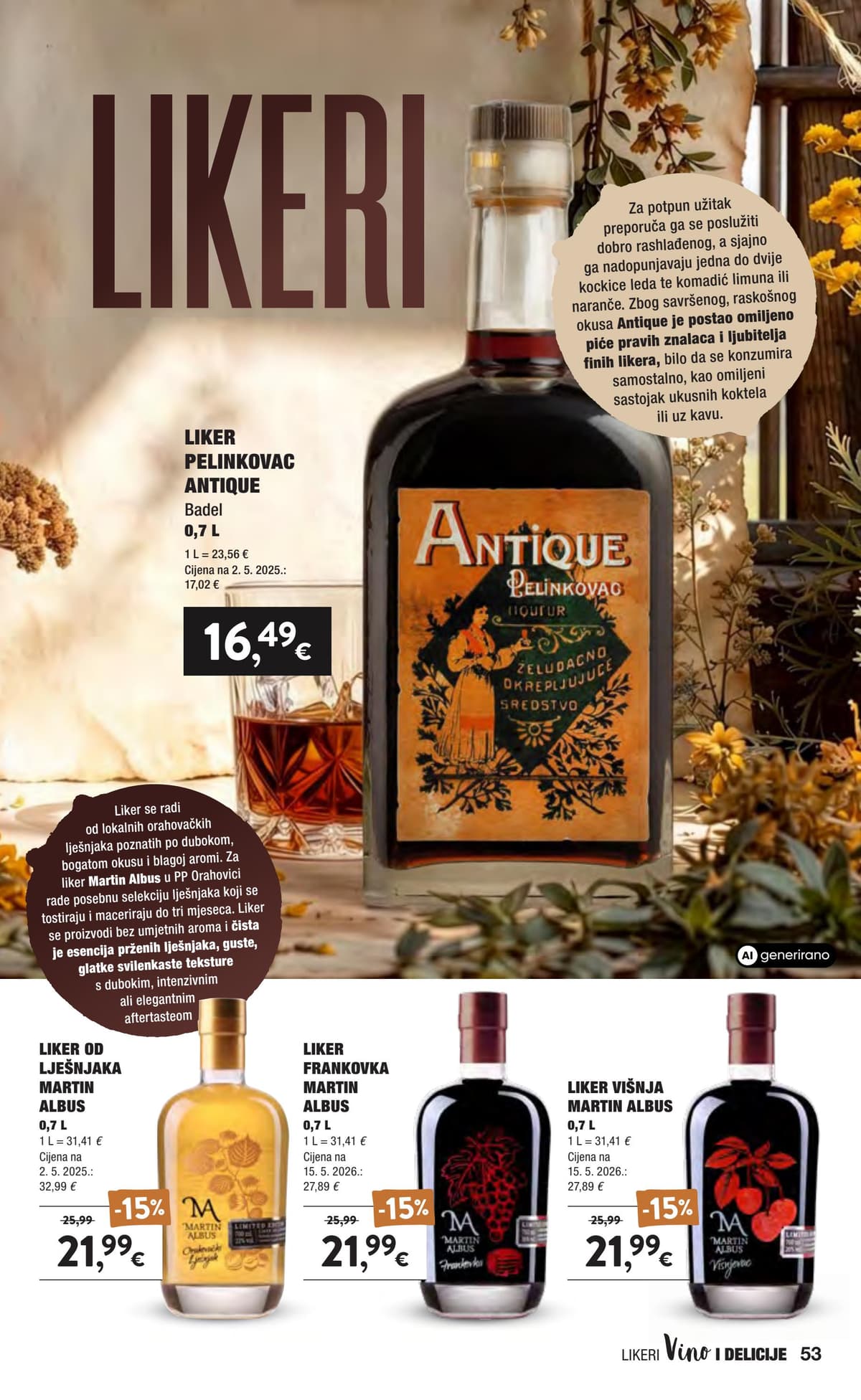 Stranica 53. Interspar kataloga - Vino i delicije od 17.09.2026.