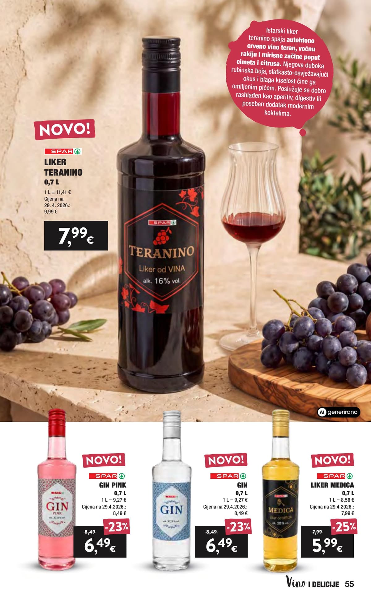 Stranica 55. Interspar kataloga - Vino i delicije