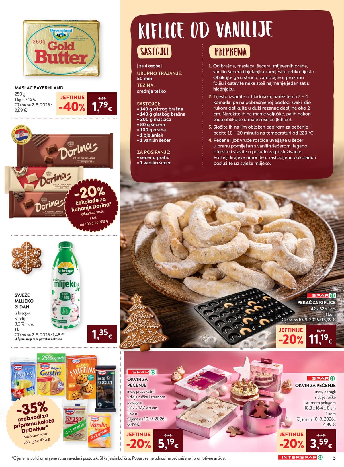 Stranica 3. Interspar kataloga - Vrijeme je za kolače od 16.10.2026.