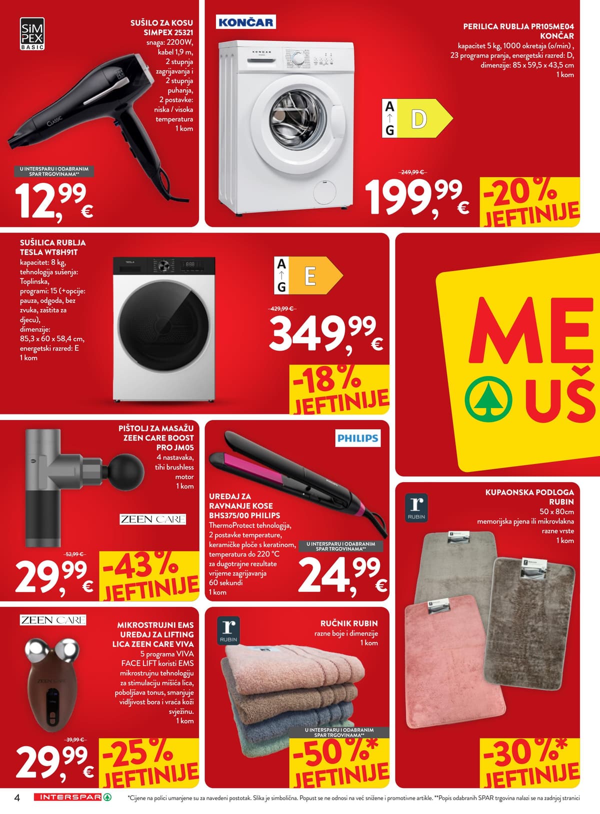Stranica 4. Interspar kataloga - Mega uštede od 24.10.2026.