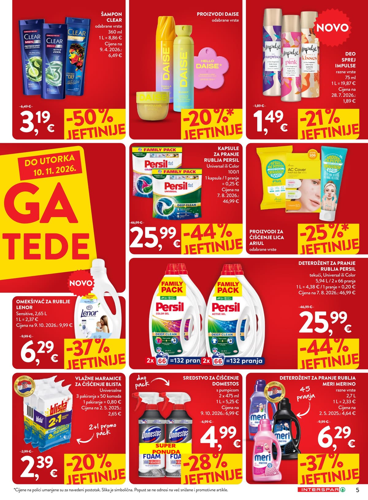 Stranica 5. Interspar kataloga - Mega uštede